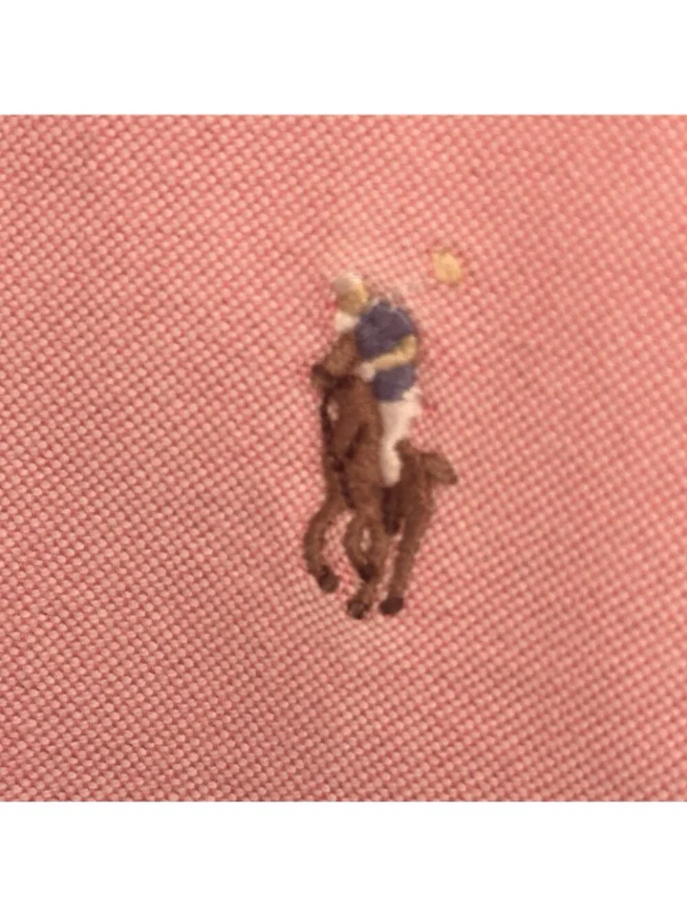 Ralph Lauren VTG Pink Classic Fit Oxford Button Down Shirt Pony Boys 14 Womens S